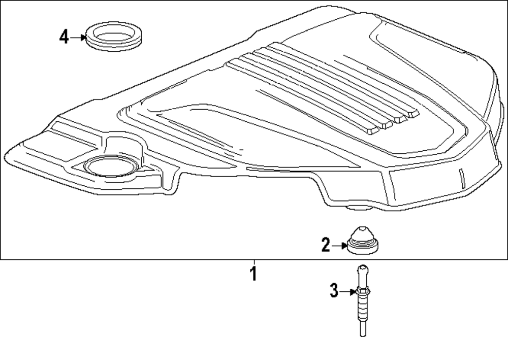 2024-2025 GM Engine Cover 12711678 | Capital Chevy Parts