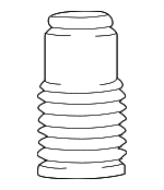 98133350500 - Suspension: Boot for Porsche: 718 Boxster, 718 Cayman, Boxster, Cayman Image