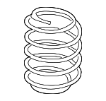 5QM511121E - Suspension: Spring for Volkswagen: e-Golf, Golf, Golf R, Golf SportWagen, Jetta Image