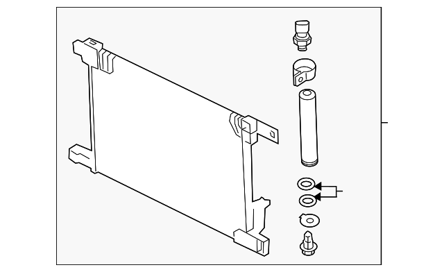 Value Advantage™ CONDENSER ASSEMBLY - Nissan (K2100-1HA3JNW)