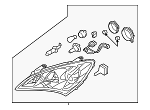 921032M070 - : Headlamp for Hyundai Image