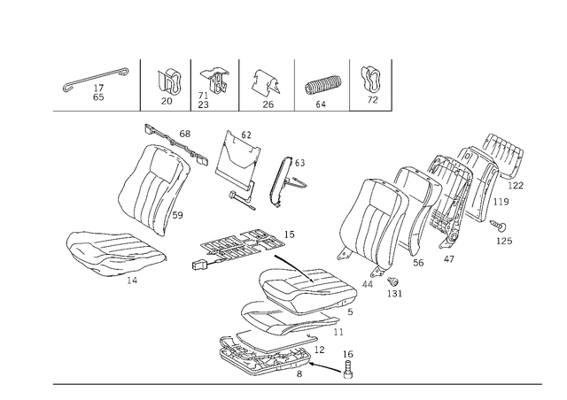 1 - Front Seats: Important Information for Mercedes-Benz: 180A, 180b, 180C, 190, 190D, 190E, 200, 200D, 220a, 220D, 230, 240D, 250, 260E, 280, 280C, 280CE, 280E, 280S, 280SE, 280SEL, 300C, 300CD, 300CE, 300D, 300E, 300S, 300SD, 300SE, 300SEL, 300SL, 300TD, 300TE, 350SD, 350SL, 380SE, 380SEC, 380SEL, 380SL, 380SLC, 400E, 400SE, 400SEL, 450SE, 450SEL, 450SL, 450SLC, 500E, 500SEC, 500SEL, 500SL, 560SEC, 560SEL, 560SL, 600SEL, 600SL, A220, A35 AMG, AMG GT, AMG GT 43, AMG GT 53, AMG GT 55, AMG GT 63, AMG GT 63 Pro, AMG GT 63 S, AMG GT 63 S E Performance, AMG GT Black Series, AMG GT C, AMG GT R, AMG GT S, B Electric Drive, B250e, C220, C230, C240, C250, C280, C300, C32 AMG, C320, C350, C350e, C400, C43 AMG, C450 AMG, C55 AMG, C63 AMG, C63 AMG S, C63 AMG S E Performance, CL500, CL550, CL600, CL63 AMG, CL65 AMG, CLA250, CLA35 AMG, CLA45 AMG, CLA45 AMG S, CLE300, CLE450, CLE53 AMG, CLK320, CLK350, CLK430, CLK500, CLK55 AMG, CLK550, CLK63 AMG, CLS400, CLS450, CLS500, CLS53 AMG, CLS55 AMG, CLS550, CLS63 AMG, CLS63 AMG S, E250, E300, E320, E350, E400, E420, E43 AMG, E430, E450, E500, E53 AMG, E55 AMG, E550, E63 AMG, E63 AMG S, EQB 250+, EQB 300, EQB 350, EQE 350, EQE 350 SUV, EQE 350+, EQE 350+ SUV, EQE 500, EQE 500 SUV, EQE AMG, EQE AMG SUV, EQS 450, EQS 450 SUV, EQS 450+, EQS 450+ SUV, EQS 580, EQS 580 SUV, EQS AMG, G500, G55 AMG, G550, G550 4x4, G580, G63 4x4 Squared AMG, G63 AMG, G65 AMG, GL320, GL350, GL450, GL550, GL63 AMG, GLA250, GLA35 AMG, GLA45 AMG, GLB250, GLB35 AMG, GLC300, GLC350e, GLC43 AMG, GLC63 AMG, GLC63 AMG S, GLC63 AMG S E Performance, GLE300d, GLE350, GLE400, GLE43 AMG, GLE450, GLE450 AMG, GLE450e, GLE53 AMG, GLE550e, GLE580, GLE63 AMG, GLE63 AMG S, GLK250, GLK350, GLS350d, GLS450, GLS550, GLS580, GLS63 AMG, Maybach EQS 680 SUV, Maybach GLS600, Maybach S550, Maybach S560, Maybach S580, Maybach S600, Maybach S650, Maybach S680, ML250, ML320, ML350, ML400, ML430, ML450, ML500, ML55 AMG, ML550, ML63 AMG, R320, R350, R500, S350, S400, S420, S430, S450, S500, S55 AMG, S550, S550e, S560, S580, S580e, S600, S63 AMG, S63 AMG E Performance, S65 AMG, SL320, SL400, SL43 AMG, SL450, SL500, SL55 AMG, SL550, SL600, SL63 AMG, SL63 AMG S E Performance, SL65 AMG, SLC300, SLC43 AMG, SLK250, SLK280, SLK300, SLK350, SLK55 AMG, SLR McLaren, SLS AMG Image image