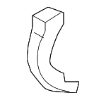 74482SVAA00 - Body: Fuel Pocket Cover for Honda: Civic Image