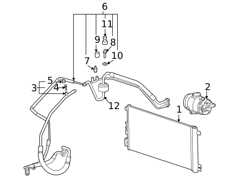 A/C Flow Restrictors for 2009 Pontiac G6 #0