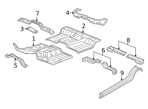 Floor - Cab for 2016 Ram 3500 #1