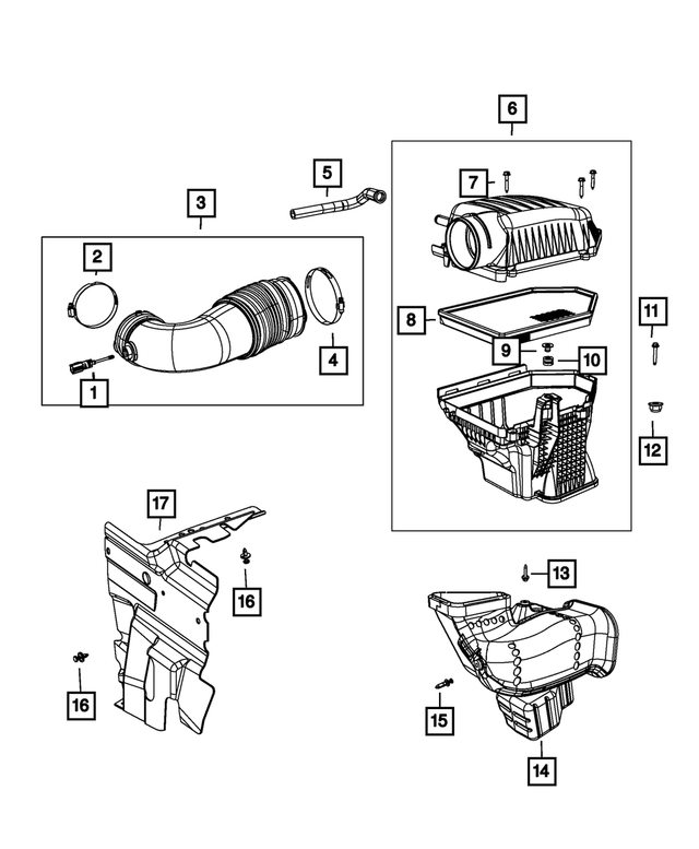 4596357AA - Air Conditioning &amp; Heater: Push Pin for Mopar Image image