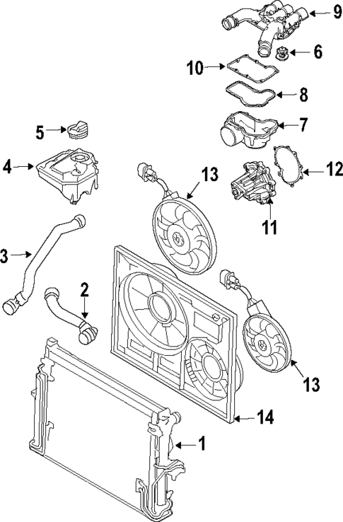 Cooling System for 2006 Porsche Cayenne #0