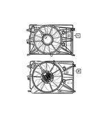 68552370AA - Cooling: Radiator Cooling Fan Module for Mopar Image