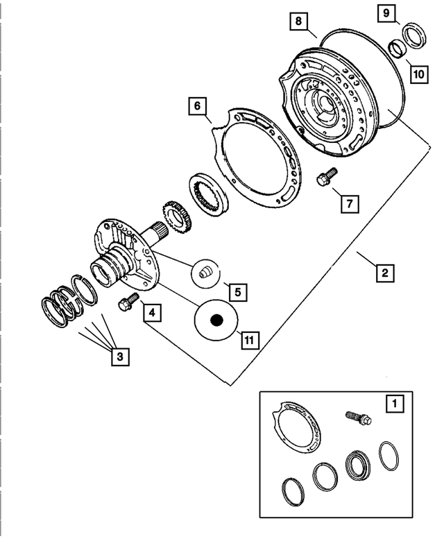 « 6500211 – Automatic Transaxle 4 Speed : Tête Hexagonale Boulon pour Mopar Image »