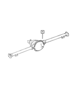 5103102AD - : Service Rear Axle for Dodge: Ram 1500 Image