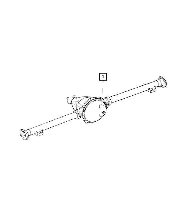 5072510AE - : Service Rear Axle for Mopar Image