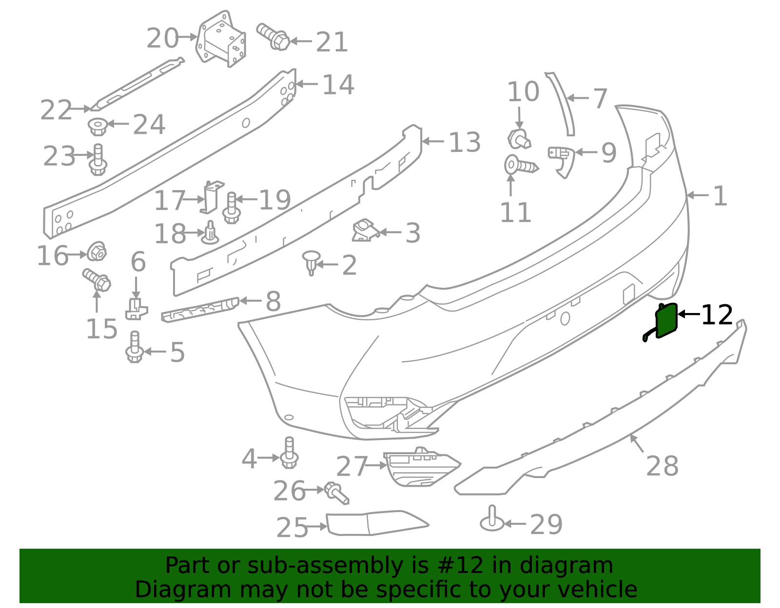 85071-5CA0A - High-Quality Tow Eye Cap for 2017-2022 Infiniti ...