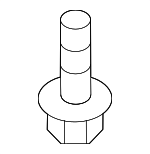 81466165H - Body: Retaining Bracket Bolt for Infiniti Image