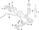 5621001F26 - Suspension: Shock Absorber for Nissan Image