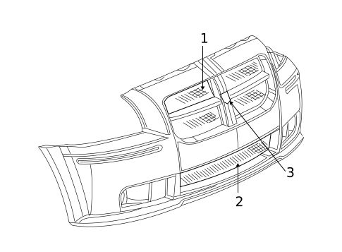 Grille & Components for 2006 Dodge Magnum #0