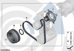 11285A60609 - Engine: Repair Kit for Belt Drive, Complete for Mini Image