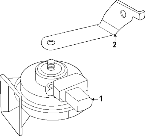 Horn for 2025 Audi SQ6 e-tron #0