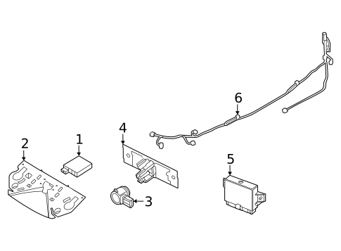 Parking Aid for 2022 Nissan Rogue #1