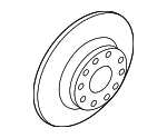 3Q0615601A - Brakes: Rotor for Audi Image