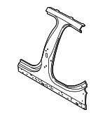 T4K4805 - Body: Center Pillar for Jaguar: I-Pace Image