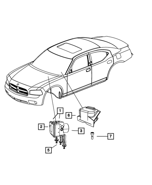 Keys, Modules and Engine Controllers for 2009 Dodge Charger #3