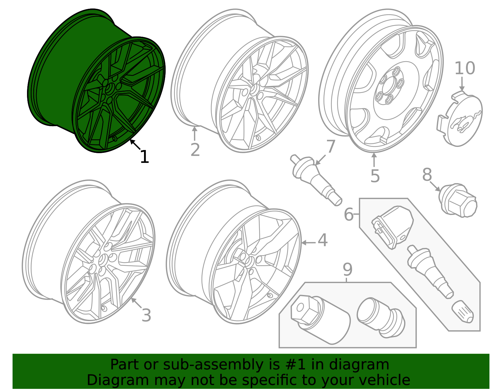 pr3z1007t - Ford Wheel, Alloy | Levittown Ford Parts
