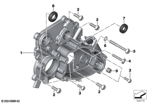 Housing with Cover for 2021 BMW-Motorrad K 1600 GT #1