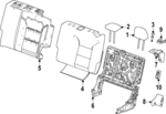 26568645 - : Seat Back Cover for GM Image