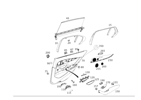 Door Trim for 2023 Mercedes-Benz E63 AMG S #0