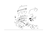 2137371000 - Rear Doors: Trim, Window Frame for Mercedes-Benz Image