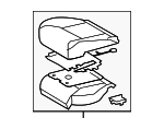 7100160J70A0 - : Seat Cushion for Lexus: LX570 Image