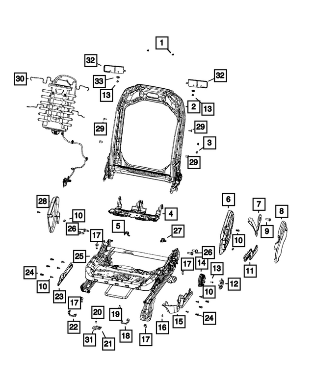 5175663AA - Interior Trim: Nut for Mopar Image