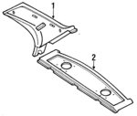 7693485E60 - : Upper Quarter Trim for Nissan Image