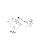 68335588AD - Electrical: Instrument Panel Closeout Panel, Right for Mopar Image