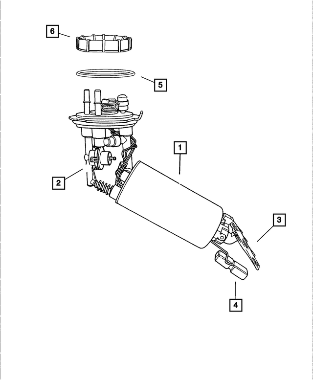 RL018691AB - Fuel: Fuel Pump/level Unit Module Kit for Mopar Image