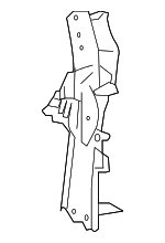 5530748120 - Body: Instrument Panel Brace for Lexus: RX350, RX450h Image