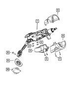 68081232AI - Steering: Steering Column for Mopar Image