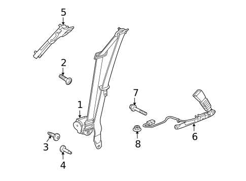 Seat Belt for 2018 Jaguar XJR575 #1