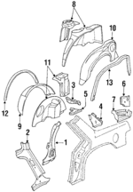 20678693 - Body: Inner Panel for Chevrolet: Lumina Image