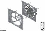 17428666819 - Radiator: Fan Housing with Fan for BMW Image