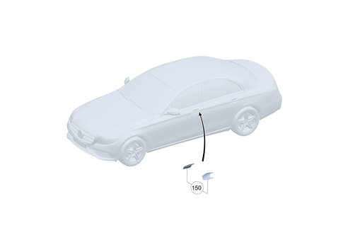 Outside Attachment Parts for 2021 Mercedes-Benz CLS53 AMG #0