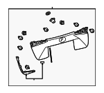 7680147170B0 - : Lift Gate Trim for Toyota Image