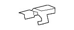 BK3Z6128408C - Body: Quarter Panel Extension Bracket for Ford Image