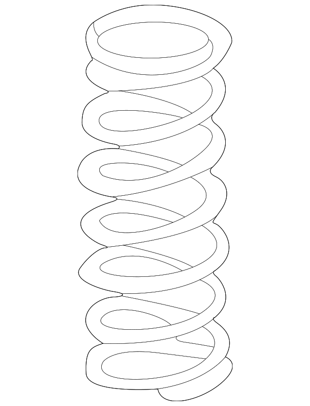 Genuine Toyota Coil Spring (Left, Right, Front) part# 48131