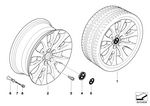 36113417396 - : Light Alloy Rim 36907111 for BMW Image