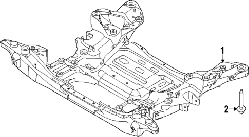 Suspension Mounting for 2024 Genesis Electrified G80 #1
