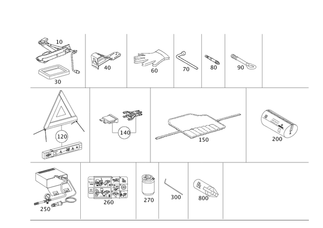 2115830041 - Tools and Accessories: Base for Mercedes-Benz Image image