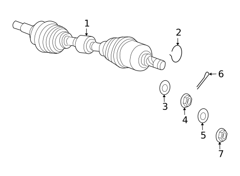 Drive Axles for 2014 Jeep Patriot #0