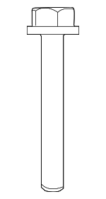 6100266 - Belts &amp; Cooling: Engine Water Pump Bolt for Mopar Image