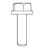 6100266 - Cooling System: Water Pump Bolt for Chrysler: 300, Pacifica, Sebring, Town &amp; Country | Dodge: Avenger, Challenger, Charger, Grand Caravan, Magnum Image